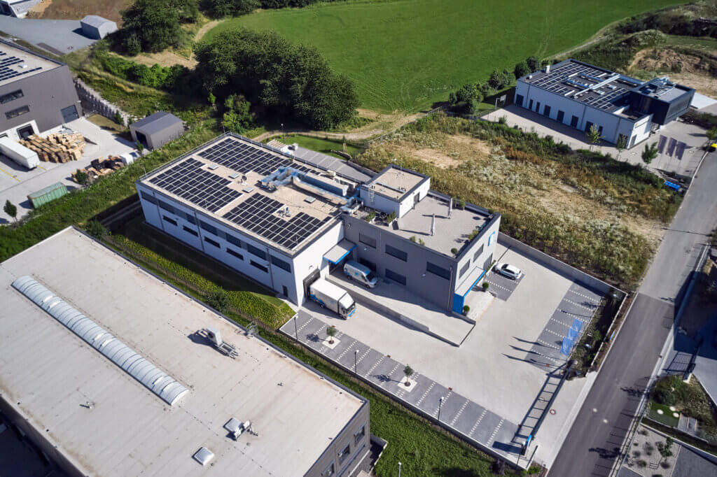 Drohnenaufnahme des Nothnagelgebäudes